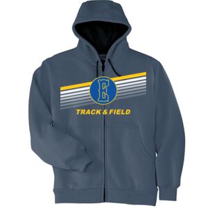 Heavyweight Full Zip Hooded Sweatshirt with Thermal Lining Thumbnail
