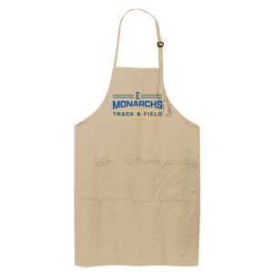 Easy Care Extra Long Bib Apron with Stain Release Thumbnail