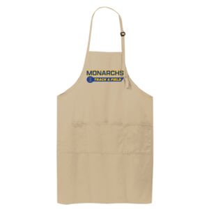 Easy Care Extra Long Bib Apron with Stain Release Thumbnail