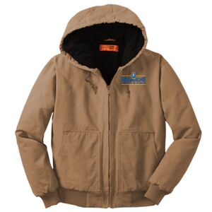 Washed Duck Cloth Insulated Hooded Work Jacket Thumbnail