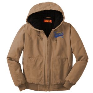 Washed Duck Cloth Insulated Hooded Work Jacket Thumbnail
