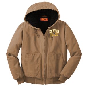 Washed Duck Cloth Insulated Hooded Work Jacket Thumbnail