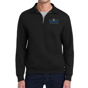 Super Sweats ® NuBlend ® 1/4 Zip Sweatshirt with Cadet Collar Thumbnail