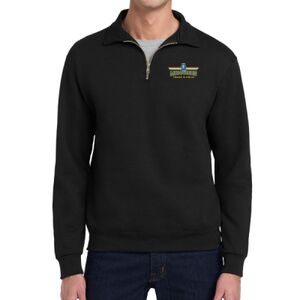 Super Sweats ® NuBlend ® 1/4 Zip Sweatshirt with Cadet Collar Thumbnail
