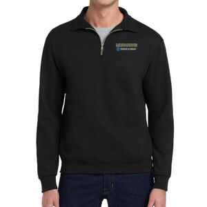 Super Sweats ® NuBlend ® 1/4 Zip Sweatshirt with Cadet Collar Thumbnail