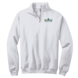 NuBlend ® 1/4 Zip Cadet Collar Sweatshirt Thumbnail