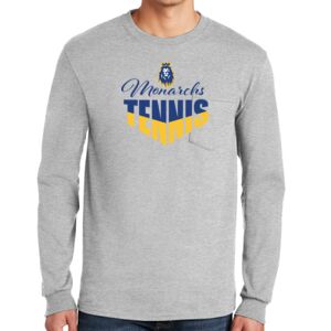 Ultra Cotton ® 100% Cotton Long Sleeve T Shirt with Pocket Thumbnail