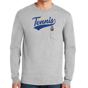 Ultra Cotton ® 100% Cotton Long Sleeve T Shirt with Pocket Thumbnail