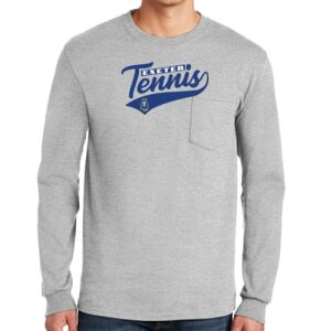 Ultra Cotton ® 100% Cotton Long Sleeve T Shirt with Pocket Thumbnail