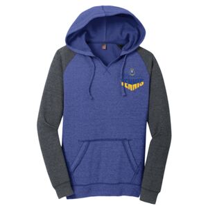 Women's Lightweight Fleece Raglan Hoodie Thumbnail