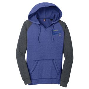 Women's Lightweight Fleece Raglan Hoodie Thumbnail