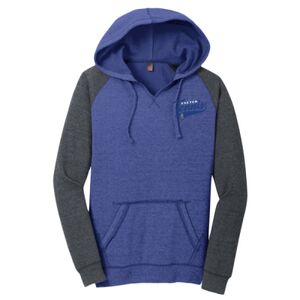 Women's Lightweight Fleece Raglan Hoodie Thumbnail