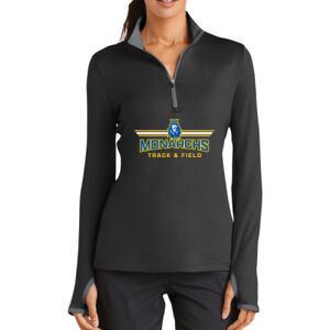 Ladies Dri FIT Stretch 1/2 Zip Cover Up Thumbnail