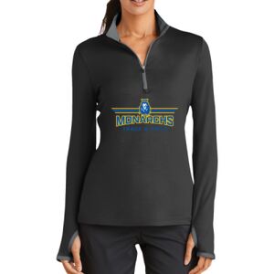 Ladies Dri FIT Stretch 1/2 Zip Cover Up Thumbnail