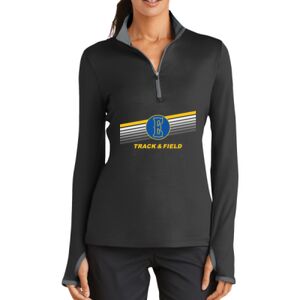 Ladies Dri FIT Stretch 1/2 Zip Cover Up Thumbnail