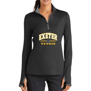 Ladies Dri FIT Stretch 1/2 Zip Cover Up Thumbnail